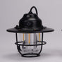 Retro LED Camping Lantern with Multiple Light Modes - USB Rechargeable, Hanging Design(black) V888-ELOSUNG29795