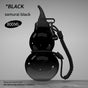 Unique Gourd-Shaped Sports Water Bottle - 800ml Tritan Material, Leakproof with Carry Strap(black) V888-ELOSUNG29813