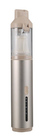 Portable Cordless Handheld Vacuum Cleaner - 16000Pa Suction, 3x2000mAh Battery, Multiple Attachments(Gold) V888-ELOSUNG29819