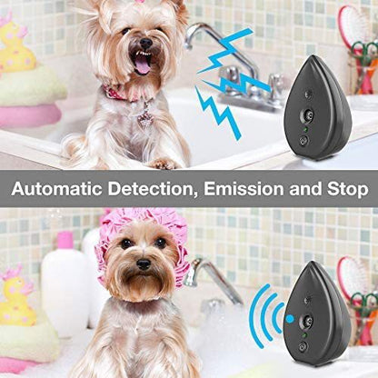 Automatic Ultrasonic Dog Bark Deterrent - Up to 50ft Range, Safe Frequency Conversion, Indoor Use(grey) V888-ELOSUNG29839
