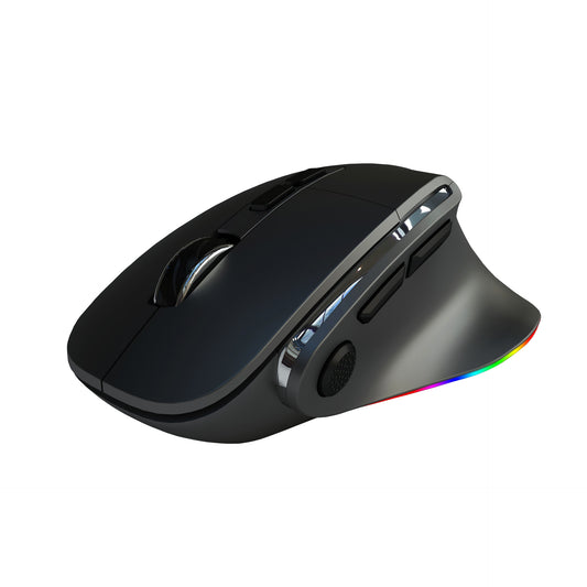 Ergonomic Vertical Wireless Mouse - Dual Mode (2.4G + Bluetooth), RGB Light, Rechargeable 500mAh V888-ELOSUNG29848