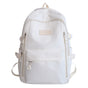 Large Capacity Nylon Backpack - Fits Tablet, A4 Magazines, Umbrella - Multiple Pockets & Adjustable V888-ELOSUNG29874