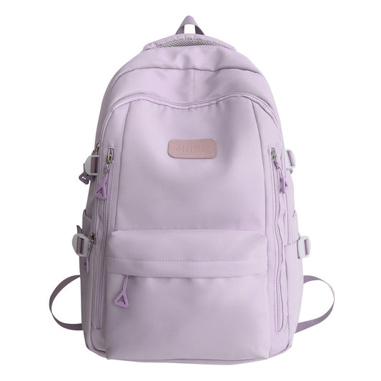 Large Capacity Nylon Backpack - Fits Tablet, A4 Magazines, Umbrella - Multiple Pockets & Adjustable V888-ELOSUNG29876