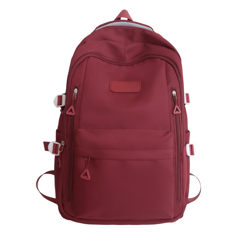 Large Capacity Nylon Backpack - Fits Tablet, A4 Magazines, Umbrella - Multiple Pockets & Adjustable V888-ELOSUNG29877