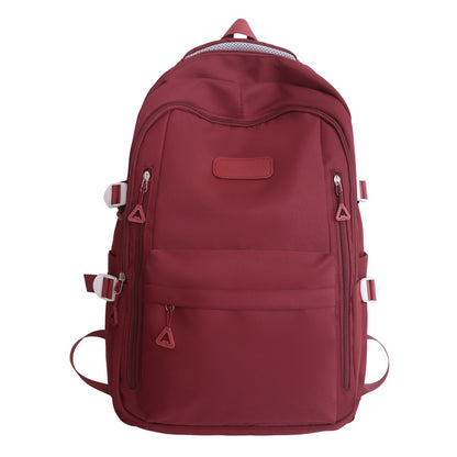 Large Capacity Nylon Backpack - Fits Tablet, A4 Magazines, Umbrella - Multiple Pockets & Adjustable V888-ELOSUNG29877