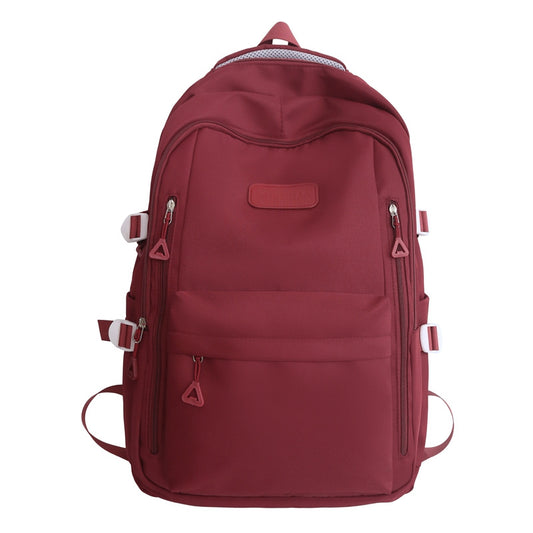 Large Capacity Nylon Backpack - Fits Tablet, A4 Magazines, Umbrella - Multiple Pockets & Adjustable V888-ELOSUNG29877