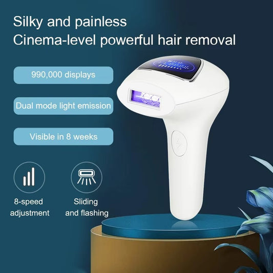 IPL Laser Hair Removal Device - 990,000 Flashes, 8 Intensity Levels, Dual Mode for Full Body(white) V888-ELOSUNG29882