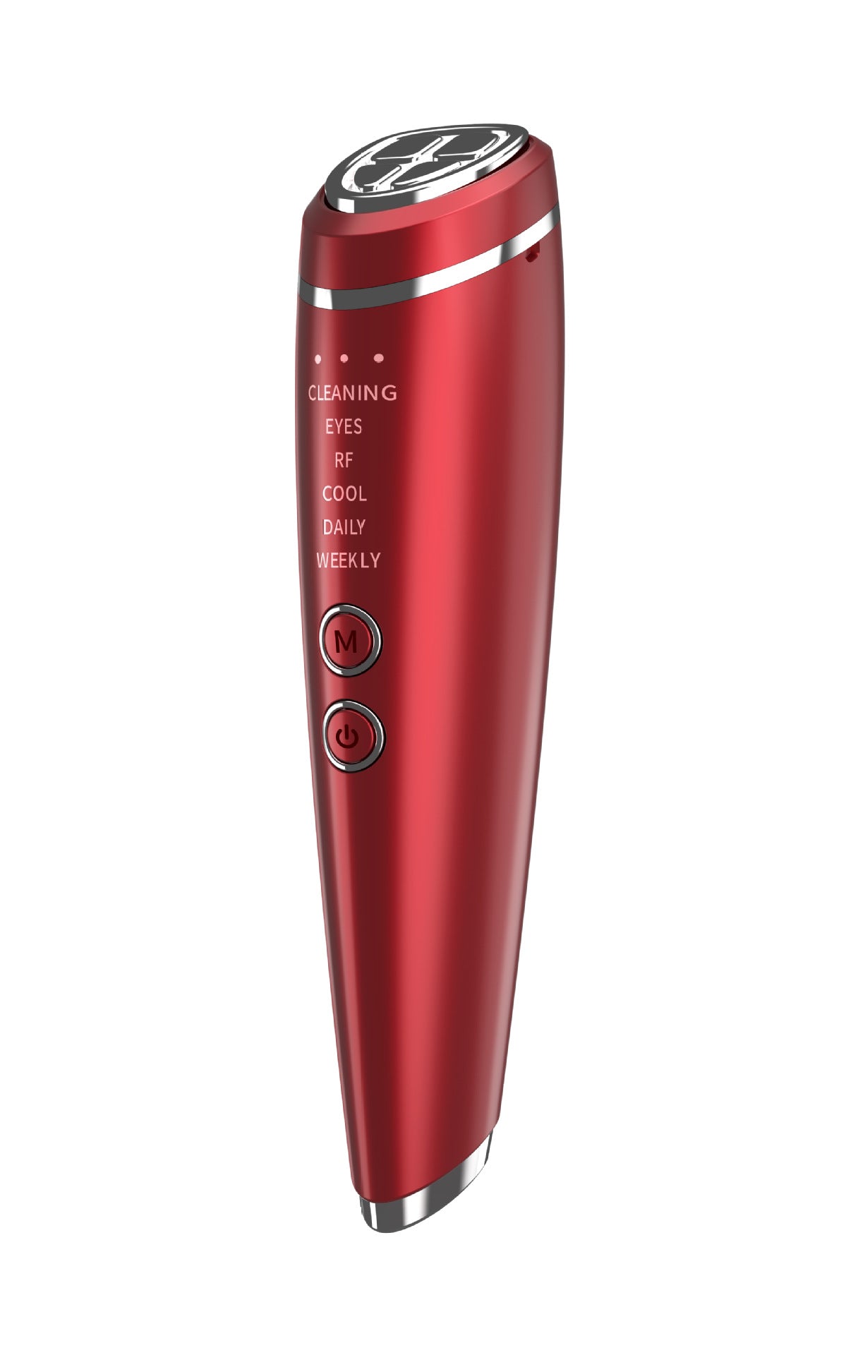 Multi-Function Facial Beauty Device - 6 Modes, 3 Intensity Levels, LED Therapy & Magnetic Charging(red) V888-ELOSUNG29943