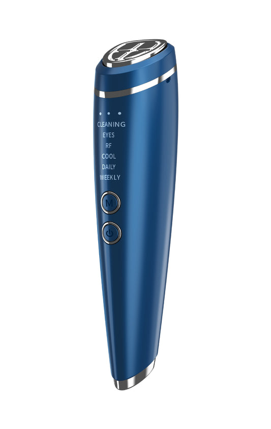 Multi-Function Facial Beauty Device - 6 Modes, 3 Intensity Levels, LED Therapy & Magnetic Charging(blue) V888-ELOSUNG29944