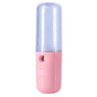 Two Portable Nano Facial Sprayer - 50ml USB Rechargeable Moisturizing Disinfectant Sprayer(Pink) V888-ELOSUNG29947
