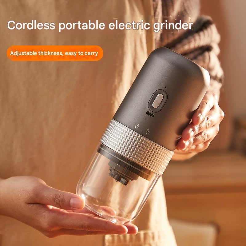 Wireless Portable Electric Coffee Grinder - Adjustable Coarseness, USB-C Rechargeable, One-Touch V888-ELOSUNG29954
