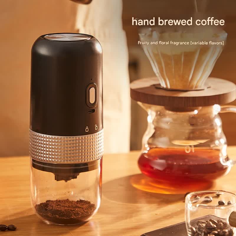 Wireless Portable Electric Coffee Grinder - Adjustable Coarseness, USB-C Rechargeable, One-Touch V888-ELOSUNG29954