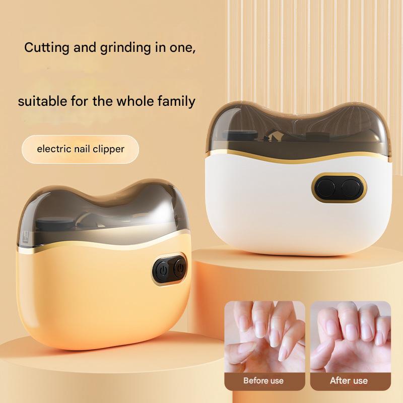 Electric Nail Clipper & Grinder - 2-in-1 Automatic Trimmer with 2 Speeds, Type-C Charging, Safe for All V888-ELOSUNG29986