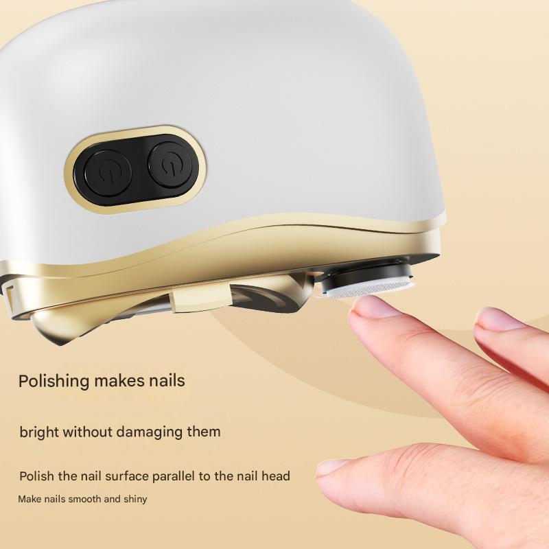 Electric Nail Clipper & Grinder - 2-in-1 Automatic Trimmer with 2 Speeds, Type-C Charging, Safe for All V888-ELOSUNG29986