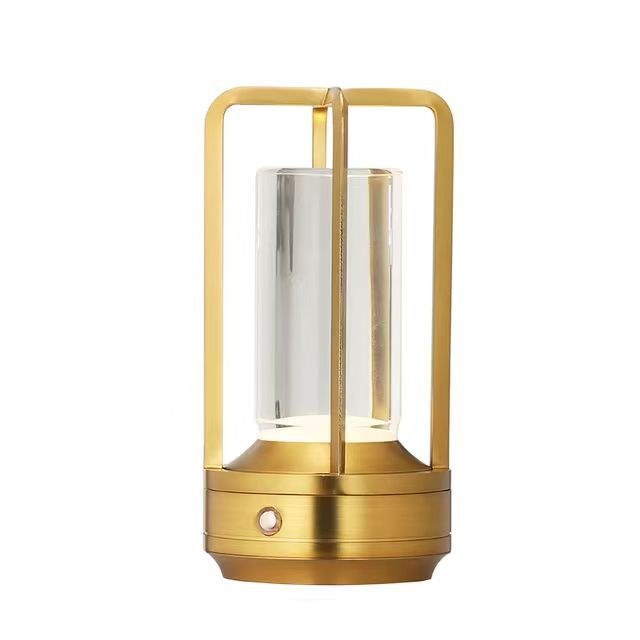 Cross-Shaped LED Table Lamp - Gold Touch Button with USB Charging V888-ELOSUNG30023