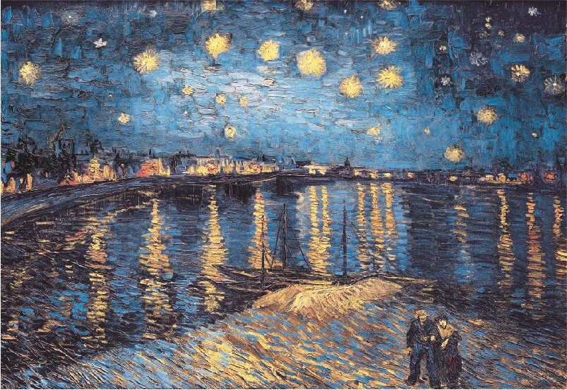 Star night on the Rona River - puzzle V888-ELOSUNG3093