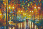 Walking puzzle in the rain V888-ELOSUNG3097