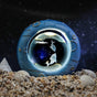 Celestial Ring LED Crystal Ball Lamp - 3D Engraving, Unique Gift (Dolphin companion) V888-ELOSUNG31000