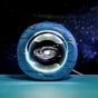 Celestial Ring LED Crystal Ball Lamp - 3D Engraving, Unique Gift (Milky Way) V888-ELOSUNG31057