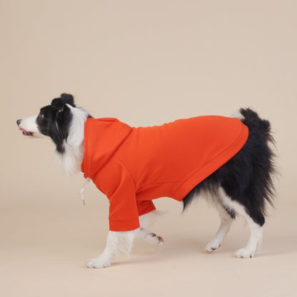 Orange Classic Dog Sweatshirt with Hood & Drawstrings - For Large Dogs (Size : 8XL) V888-ELOSUNG31064