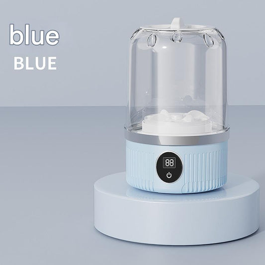 Blue Travel-Friendly Mini Washing Machine - USB Powered, Automatic, for Small Loads V888-ELOSUNG31131