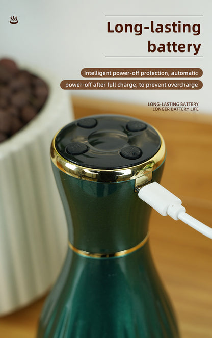 Green Portable Electric Cupping Therapy Device - Adjustable Intensity & Heat V888-ELOSUNG31141