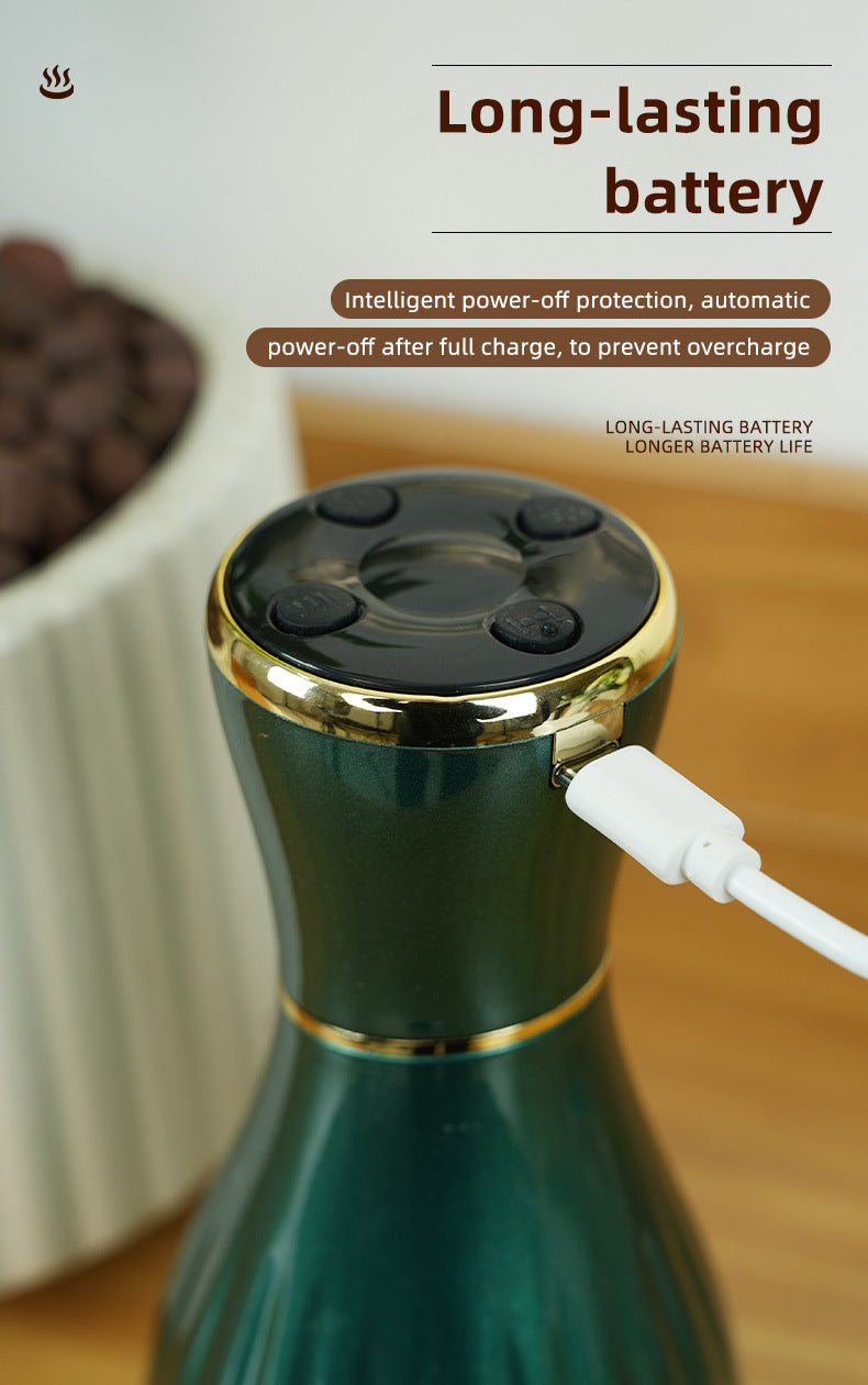 White Portable Electric Cupping Therapy Device - Adjustable Intensity & Heat V888-ELOSUNG31143