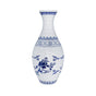 Unique 3D Puzzle Vase with Built-in Water Holder - Fun DIY Project (Blue and White) V888-ELOSUNG31144