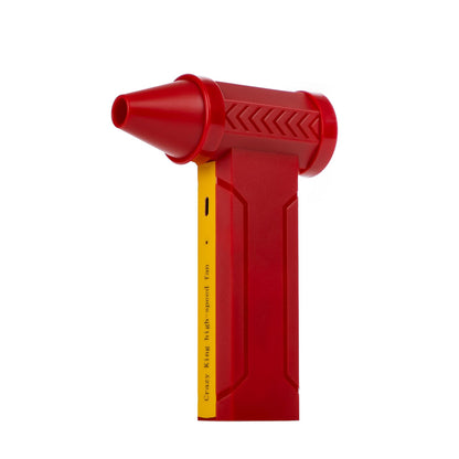 Portable Jet Fan - 200W Powerful Handheld Air Duster & Blower (Red) V888-ELOSUNG31153