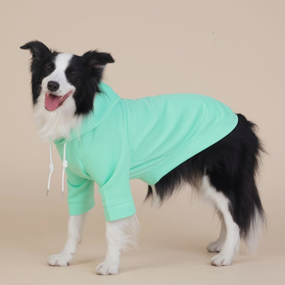 Green Classic Dog Sweatshirt with Hood & Drawstrings - For Large Dogs (Size : 6XL) V888-ELOSUNG31159