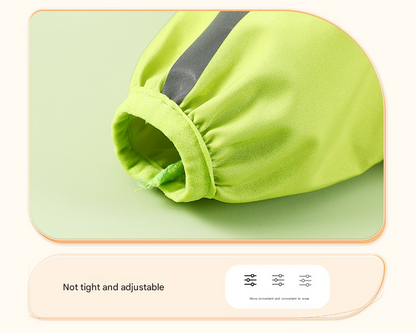 Colorblock (White Purple) Dog Raincoat - Waterproof with Hood and Reflective Strips (Size L) V888-ELOSUNG31189