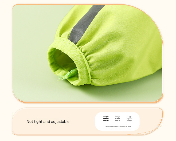 Colorblock (White Purple) Dog Raincoat - Waterproof with Hood and Reflective Strips (Size S) V888-ELOSUNG31191