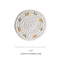 (Lemon) Cotton Rope Woven Placemats - Set of 5, 11cm Diameter Heat Resistant Kitchen Decor V888-ELOSUNG31210