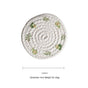 (Avocado) Cotton Rope Woven Placemats - Set of 5, 11cm Diameter Heat Resistant Kitchen Decor V888-ELOSUNG31211