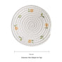 (Lemon) Cotton Rope Woven Placemats - Set of 5, 18cm Diameter Heat Resistant Kitchen Decor V888-ELOSUNG31230