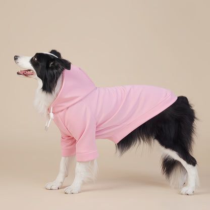 Pink Classic Dog Sweatshirt with Hood & Drawstrings - For Large Dogs (Size : 9XL) V888-ELOSUNG31258
