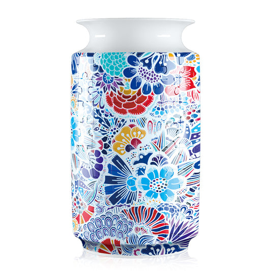 Colorful Style 4 DIY 3D Puzzle Vase - Creative Jigsaw Flower Holder with Waterproof Liner - Decorative Home V888-ELOSUNG32045