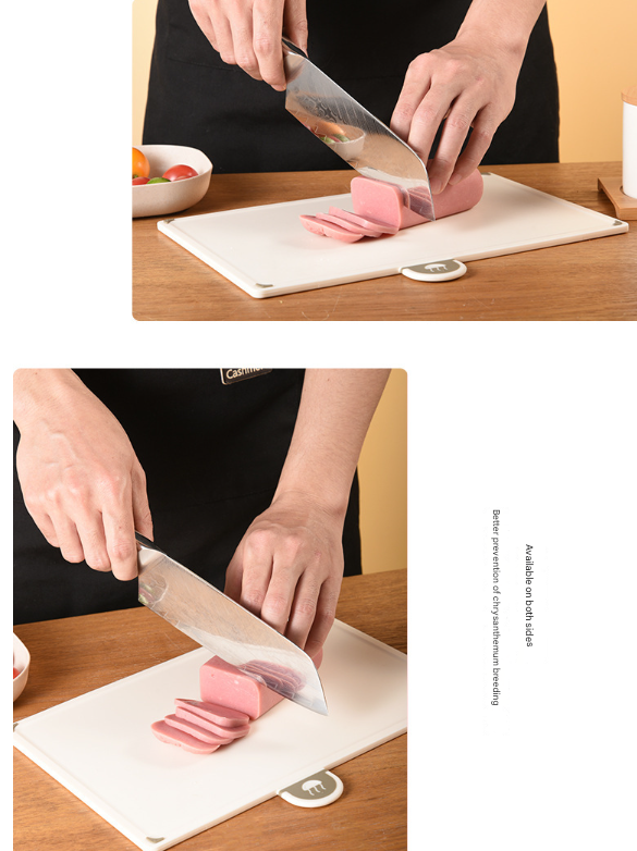 Coloerful 4-Piece Colour-Coded Index Cutting Board Set with Storage Stand - Food-Safe PP, Non-Slip, Easy V888-ELOSUNG32075