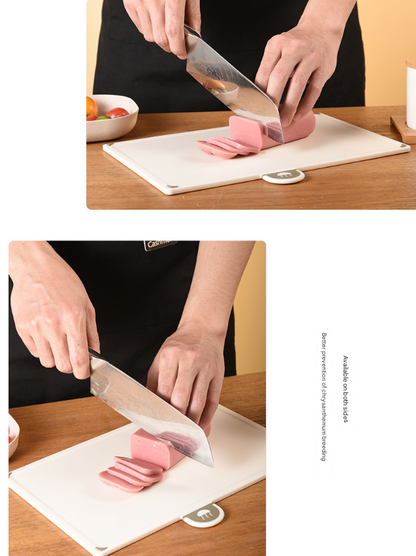 Coloerful 4-Piece Colour-Coded Index Cutting Board Set with Storage Stand - Food-Safe PP, Non-Slip, Easy V888-ELOSUNG32075
