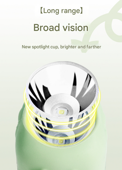 Brown Adorable Lion Silicone LED Flashlight for Kids - USB Rechargeable, Dimmable Brightness, Portable Night V888-ELOSUNG32111
