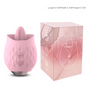 Pink Sensual Rosebud Flickering Tongue Vibrator - 10 Speed Clitoral & G-Spot Stimulator, USB Magnetic Charging V888-ELOSUNG32170