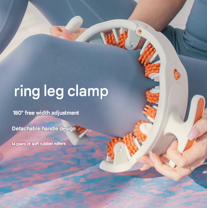 Green and White Adjustable 3D Leg & Body Roller Massager - Deep Tissue Muscle Relief for Thighs, Calves, Arms V888-ELOSUNG32214