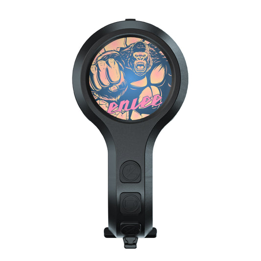 Black Style C Ultra-Loud Electric Bike Horn - 130dB USB Rechargeable, IPX6 Waterproof, Easy Mount Bicycle V888-ELOSUNG32244