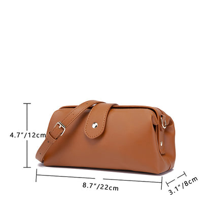 Dark Green Chic Vintage Inspired PU Leather Crossbody Bag - Small Frame Doctor Style Purse with Adjustable V888-ELOSUNG32333