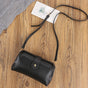 Black Chic Vintage Inspired PU Leather Crossbody Bag - Small Frame Doctor Style Purse with Adjustable Strap V888-ELOSUNG32336