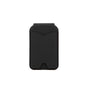 Black Chic MagSafe Wallet with Mirror & Stand - PU Leather Card Holder for iPhone 12-16 Series V888-ELOSUNG32346