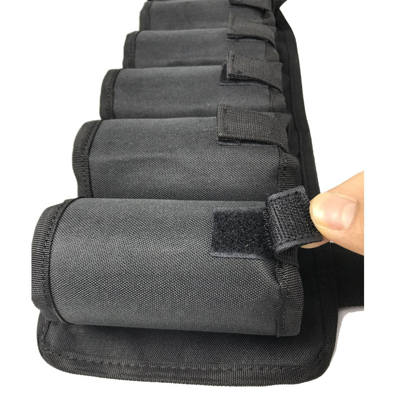 Black Ultimate 12-Can Beverage Carrier Vest - Hands-Free Outdoor Party Backpack V888-ELOSUNG32366
