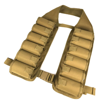 Khaki Ultimate 12-Can Beverage Carrier Vest - Hands-Free Outdoor Party Backpack V888-ELOSUNG32367