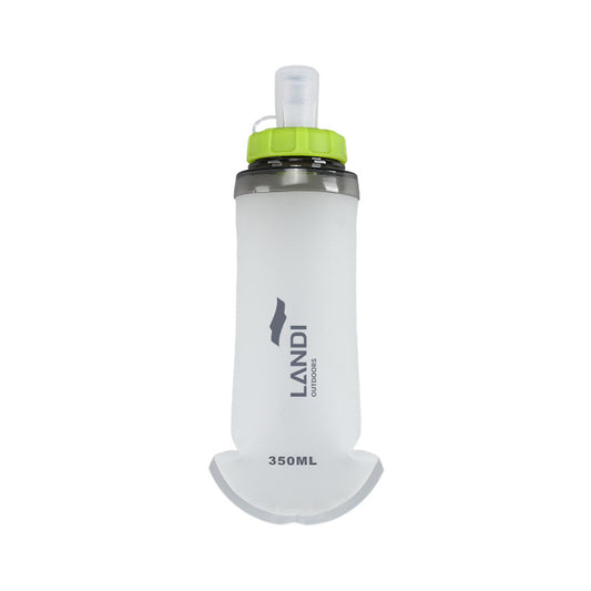 Green and White Ultra-Lightweight 350ml Soft Running Flask - BPA-Free Collapsible TPU Water Bottle for V888-ELOSUNG32420
