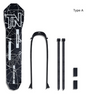 Style A Black Lightweight Bicycle Rear Mudguard - Adjustable PP5 Fender for MTB, Road & Folding Bikes (NOT V888-ELOSUNG32472